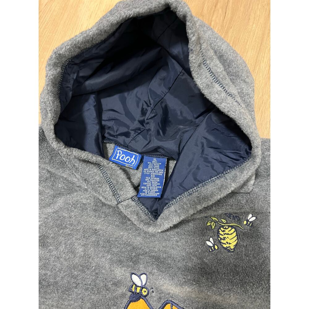 Vintage Winnie the Pooh fleece hoodie, Disney Store XL, Bee a Friend0 - Picture 8 of 10